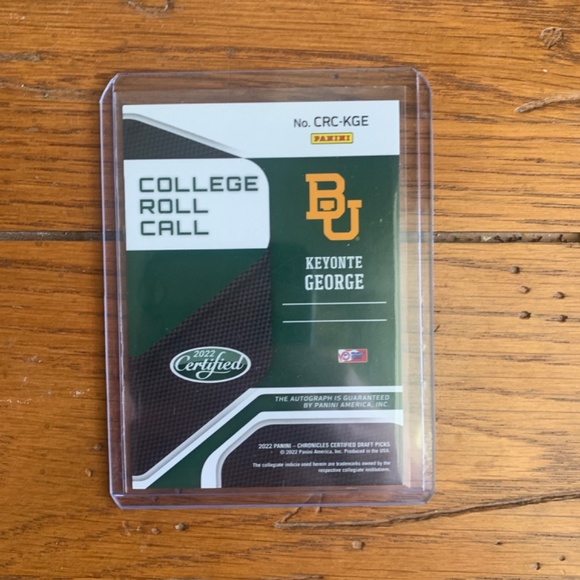 Keyonte George auto card - Picture 2 of 2